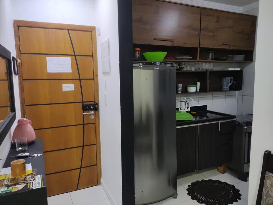 Apartamento 2 Dormitorios E Sacada Gourmet Frente Ao Mar Praia Grande  Buitenkant foto