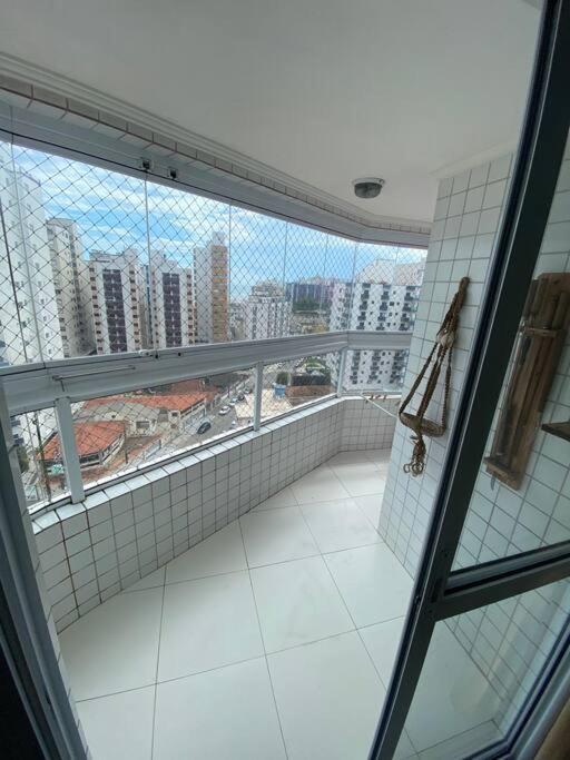 Apartamento 2 Dormitorios E Sacada Gourmet Frente Ao Mar Praia Grande  Buitenkant foto