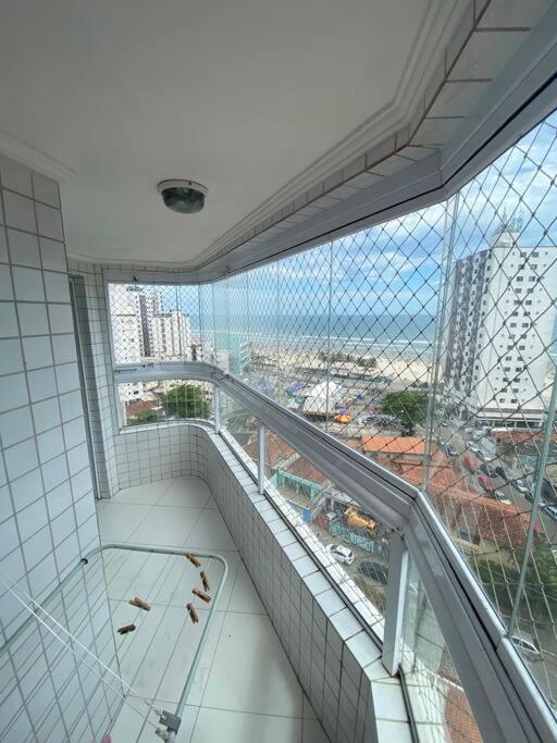 Apartamento 2 Dormitorios E Sacada Gourmet Frente Ao Mar Praia Grande  Buitenkant foto