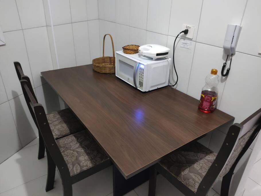 Apartamento 2 Dormitorios E Sacada Gourmet Frente Ao Mar Praia Grande  Buitenkant foto