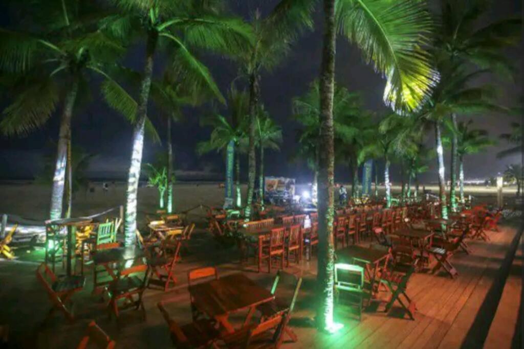 Apartamento 2 Dormitorios E Sacada Gourmet Frente Ao Mar Praia Grande  Buitenkant foto