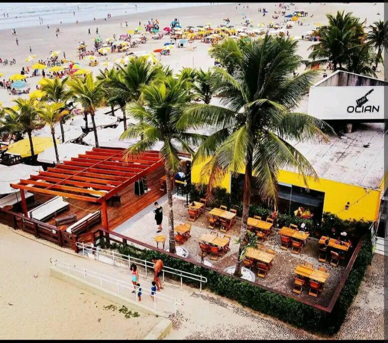 Apartamento 2 Dormitorios E Sacada Gourmet Frente Ao Mar Praia Grande  Buitenkant foto